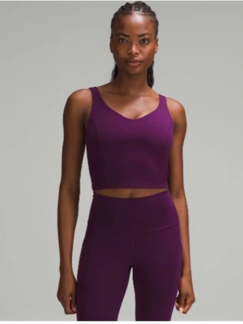 lululemon athletica Dramatic Magenta C/D Align Tank Size 4